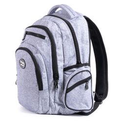 Mochila Explorer Urban Multizipper Cinza