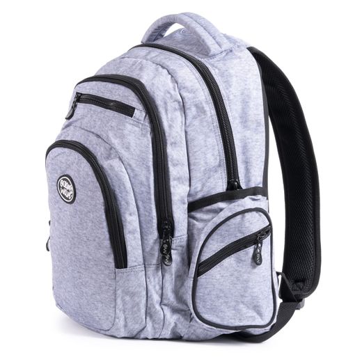 Mochila Explorer Urban Multizipper Cinza
