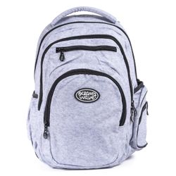 Mochila Multizipper urbana Explorer Gris