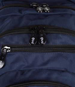 Mochila Multizíper Azul Marinho