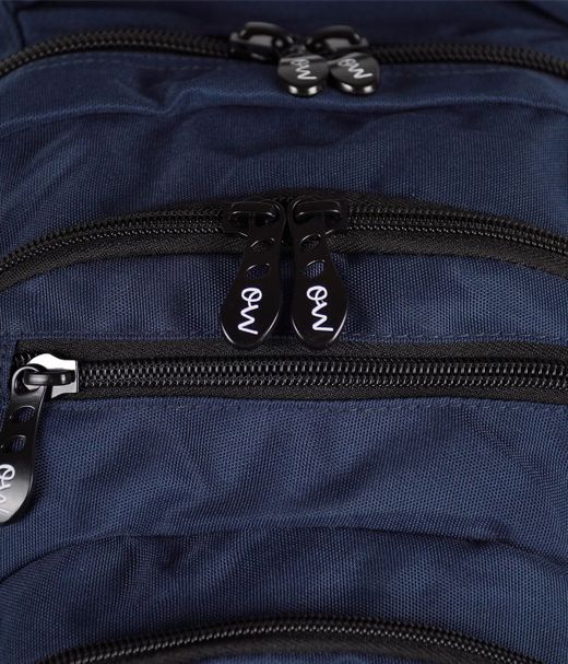 Mochila Multizíper Azul Marinho