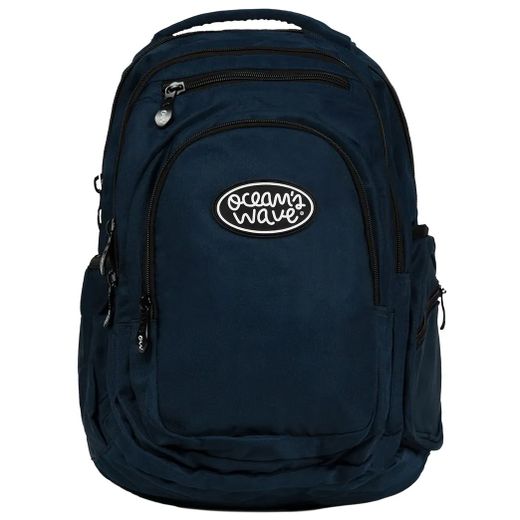 Mochila Multizíper Azul Marinho
