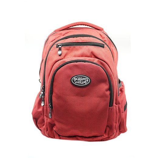 Mochila Multizíper Vermelha