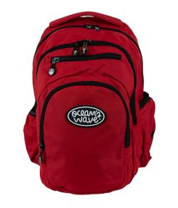 Sac à dos multi-zip Vermelha