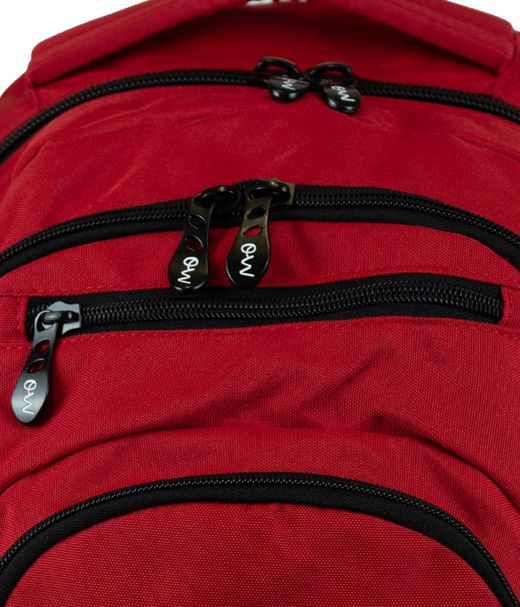 Sac à dos multi-zip Vermelha