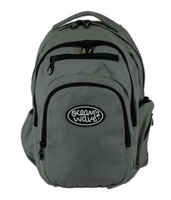 Mochila Multizipper Gris