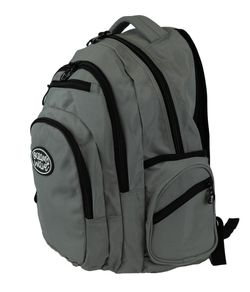 Mochila Multizipper Gris