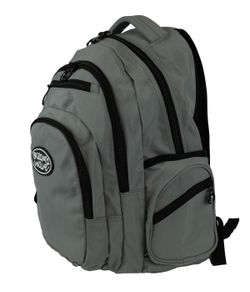 Mochila Multizipper Cinzenta