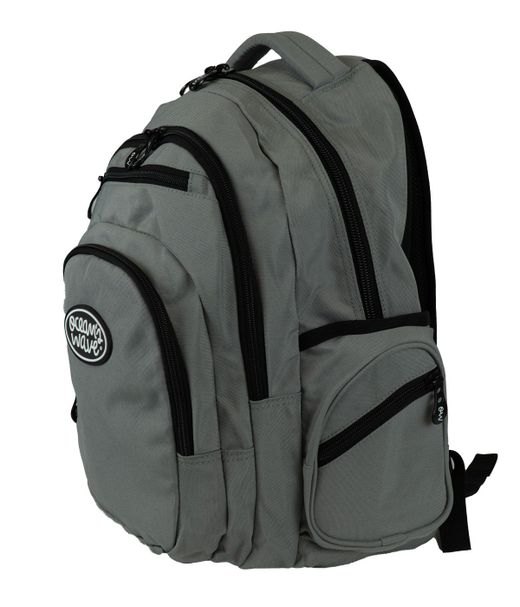 Mochila Multizipper Cinzenta