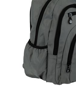 Mochila Multizipper Cinzenta