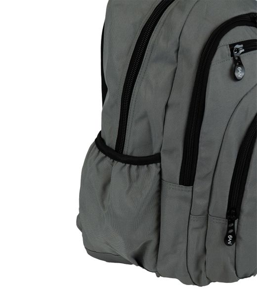 Mochila Multizipper Cinzenta