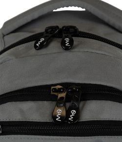 Mochila Multizipper Cinzenta