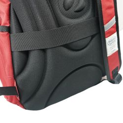 Mochila Multizipper granate olas