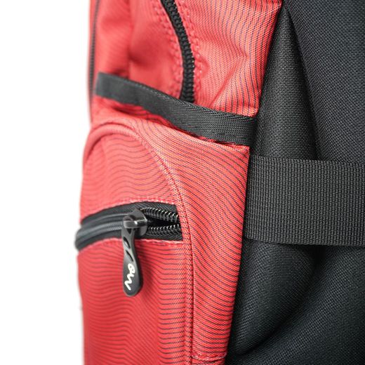 Mochila Multizipper granate olas