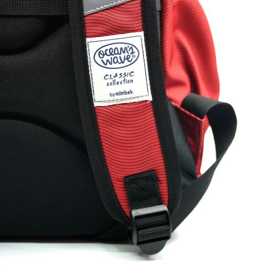 Mochila Multizipper granate olas