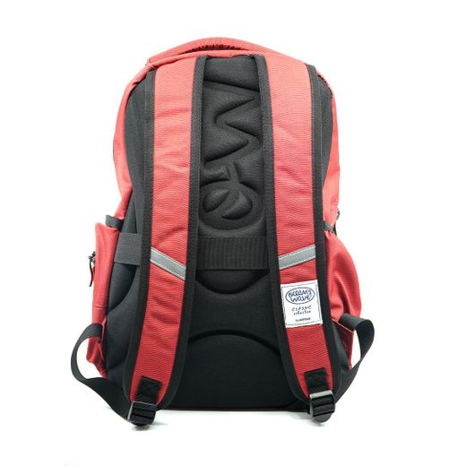 Mochila Multizipper granate olas