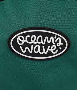 Sac à dos vert à fermetures multiples