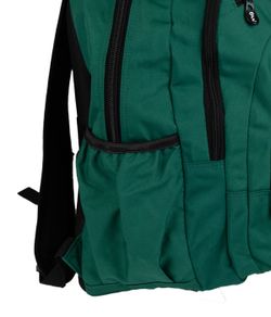 Sac à dos vert à fermetures multiples