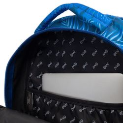 Mochila secundária série azul acolchoada