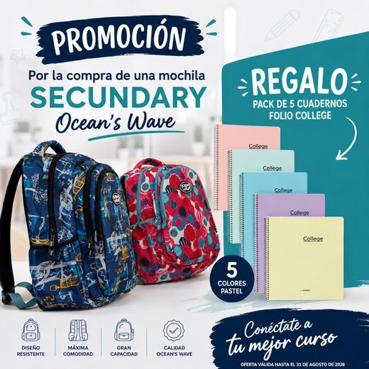 Mochila Secundária Costa Oeste