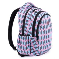 Mochila secundária série Zig - Zag acolchoado