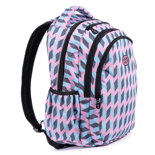 Mochila secundária série Zig - Zag acolchoado