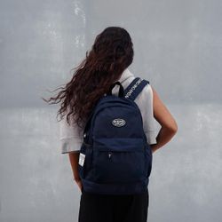 Sac à dos tendance basique bleu marine