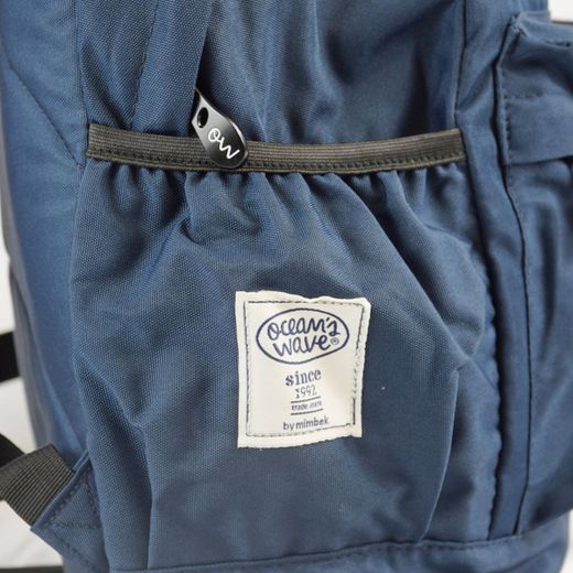 Mochila de tendência básica azul marinho