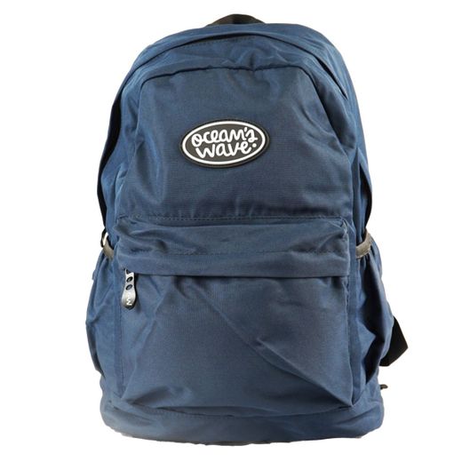 Mochila de tendência básica azul marinho