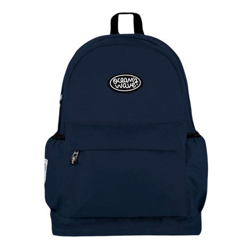 Mochila de tendência básica azul marinho