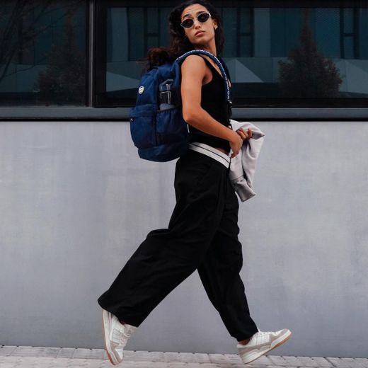 Sac à dos tendance basique bleu marine