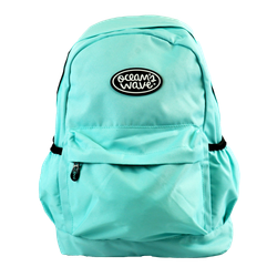 Mochila Tendencia Universitaria en verde turquesa