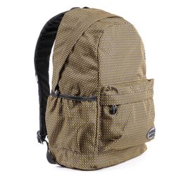 Mochila serie tendencia cuadros mostaza