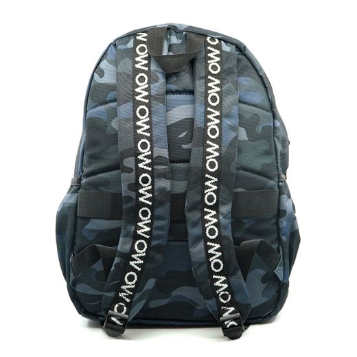Mochila universitária de tendência militar
