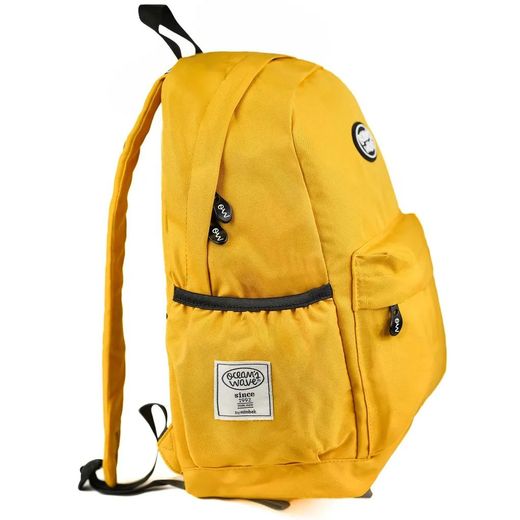 Mochila tendência mostarda