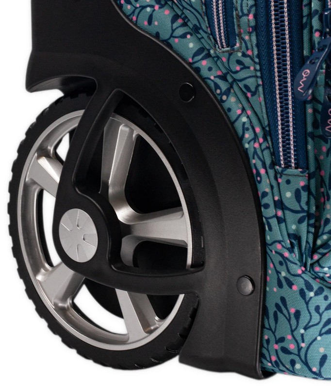 Mochila Trolley XXL serie Coral con resistentes ruedas y bolsillos  exteriores — Cartabon