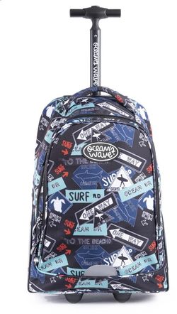 Mochila con ruedas tipo Trolley XXL Ocean DR con diseĆ±o surfero