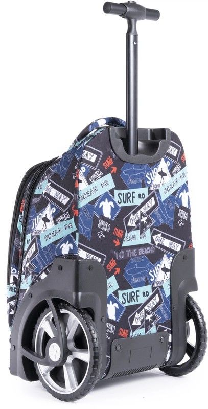 Mochila con ruedas tipo Trolley XXL Ocean DR con diseĆ±o surfero