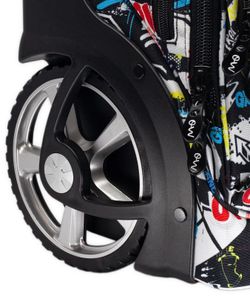 Mochila con ruedas tipo Trolley XXL serie Street Art