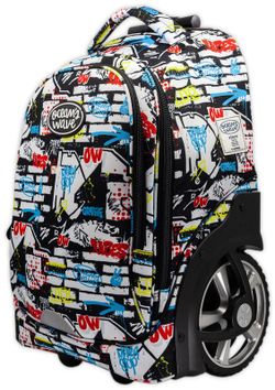 Mochila con ruedas tipo Trolley XXL serie Street Art