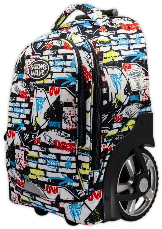 Mochila con ruedas tipo Trolley XXL serie Street Art