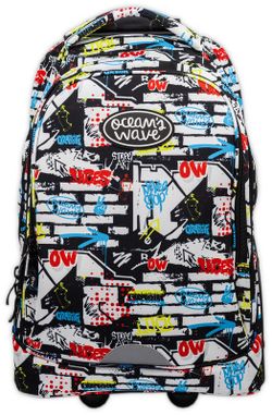 Mochila con ruedas tipo Trolley XXL serie Street Art