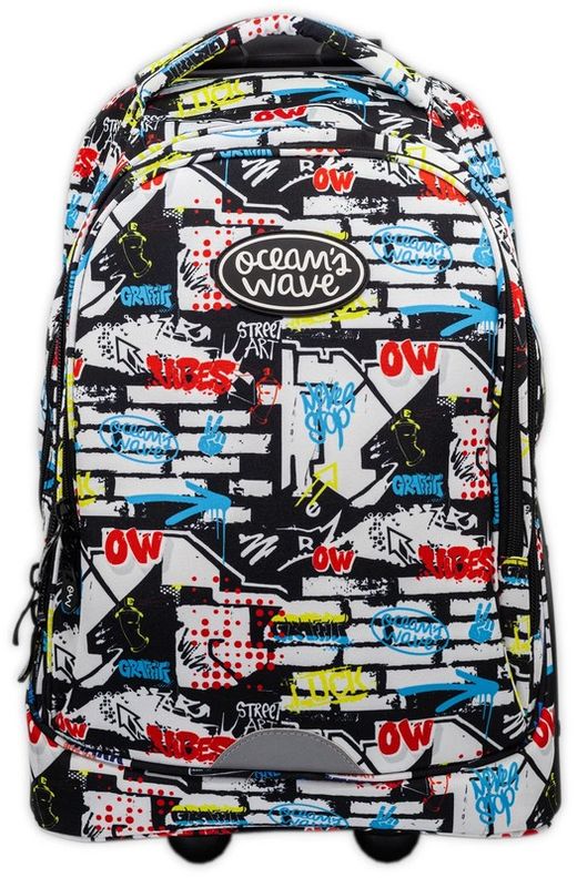 Mochila con ruedas tipo Trolley XXL serie Street Art