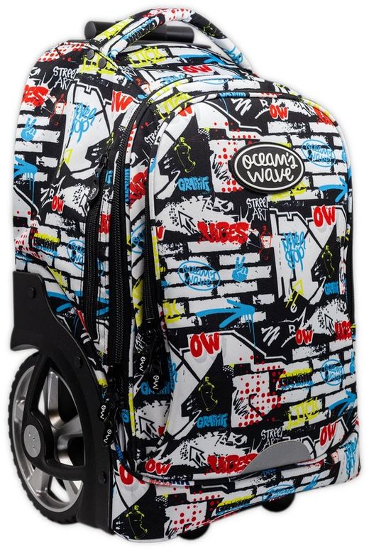 Mochila con ruedas tipo Trolley XXL serie Street Art