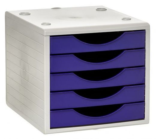 Módulos de gaveta Archivotec. Cores opacas