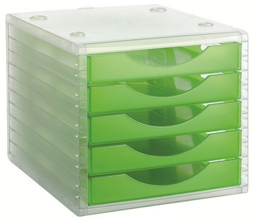 Módulos de gaveta Archivotec. translúcido.