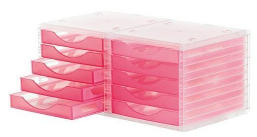 Módulos de gaveta Archivotec. translúcido.