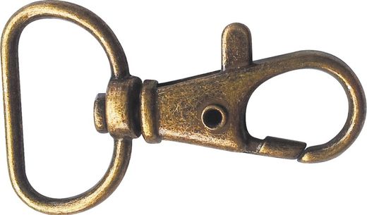 Mousquetons 42x25 mm 2 unités Bronze