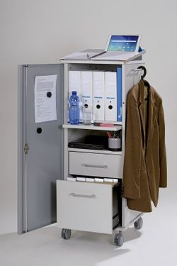 Armoire multifonction avec tiroirs et étagères