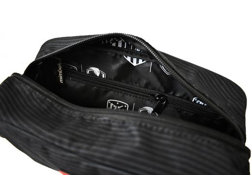 Bolsa de toalete preta Atlético de Madrid Movistar Riders